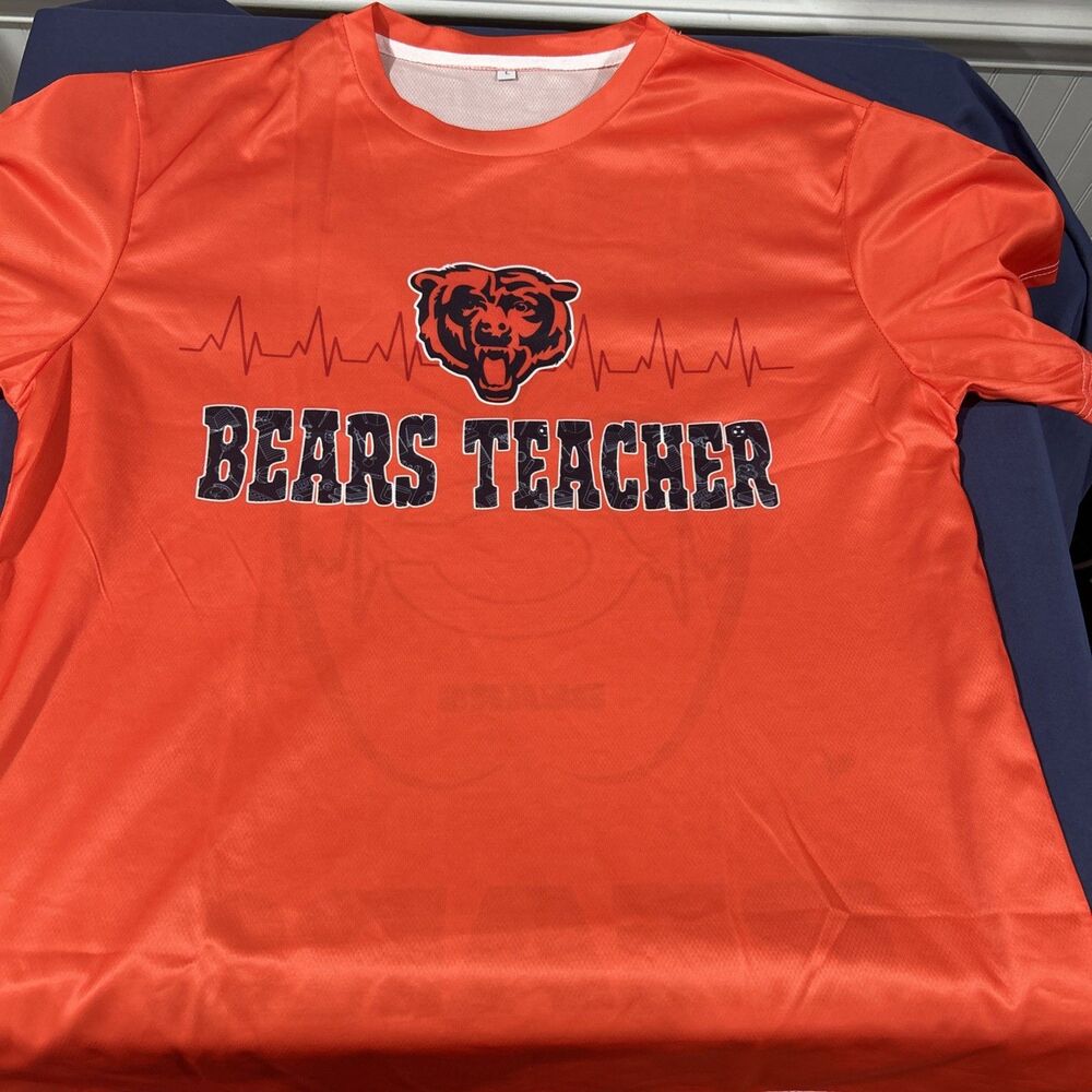 Chicago Bears Teacher Shirt Size Large
